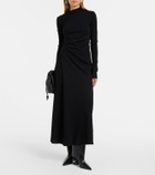 Sportmax Edile wool and cotton-blend midi dress