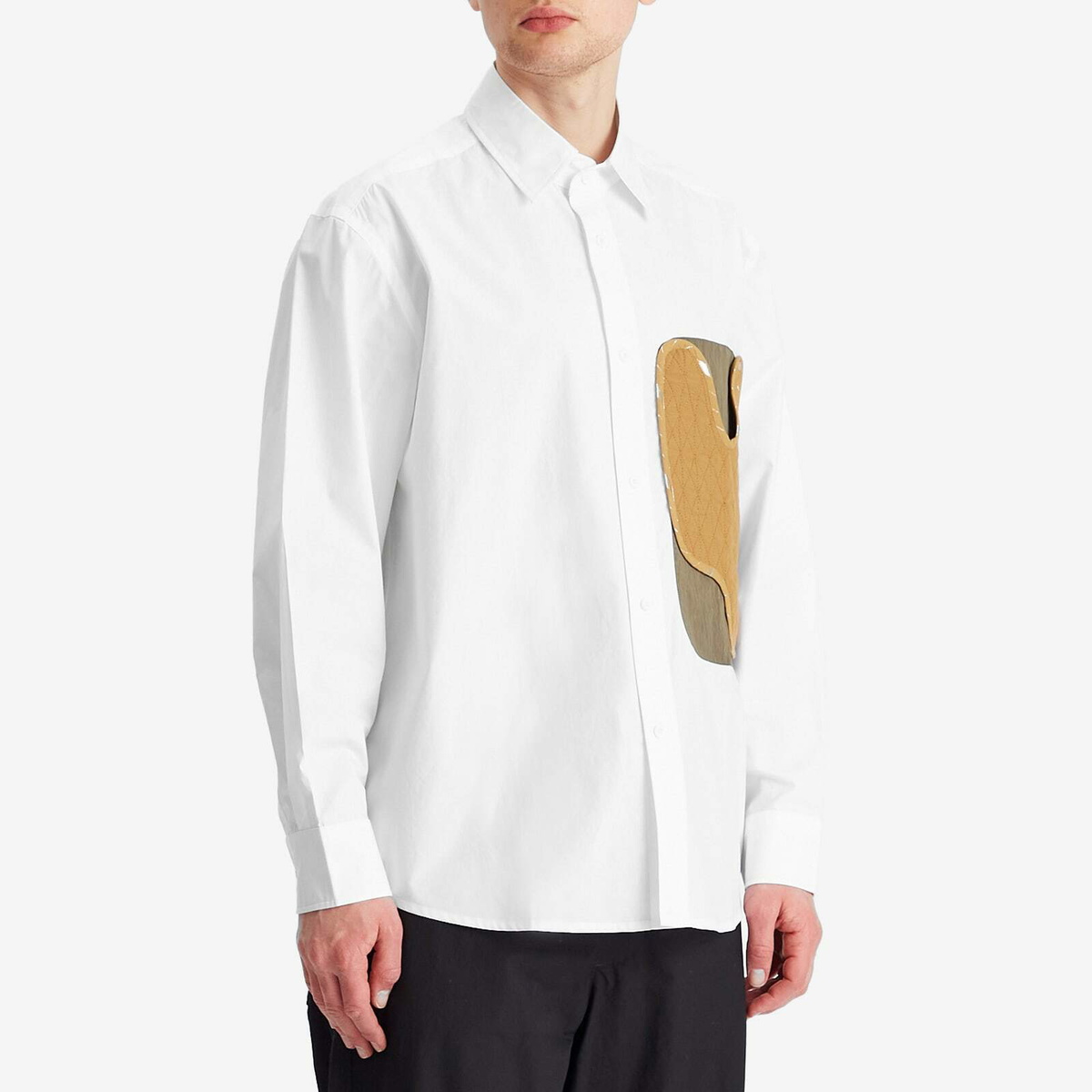 Craig Green Men's Utility Patch Shirt in White