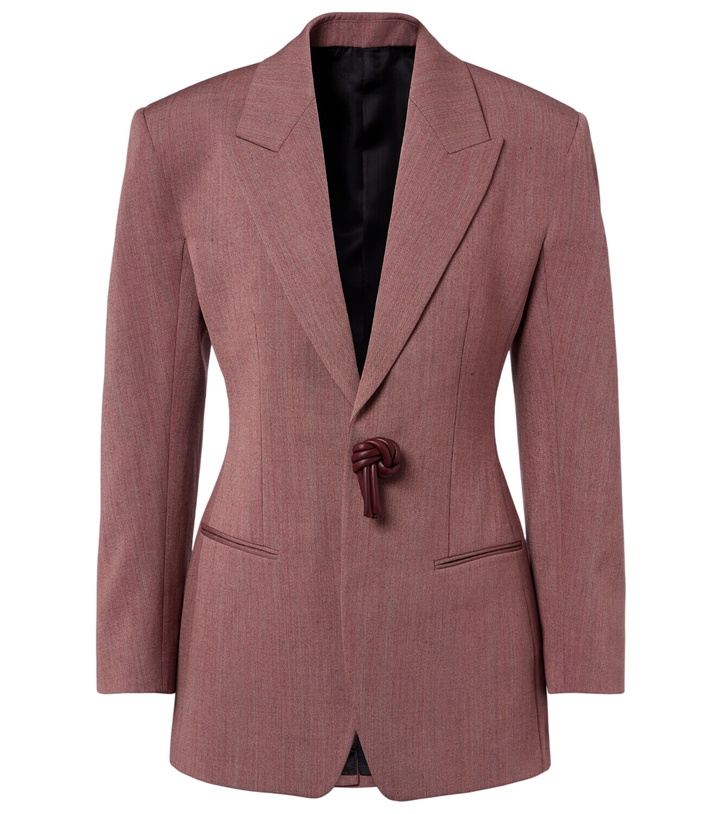 Photo: Bottega Veneta Wool and linen-blend blazer
