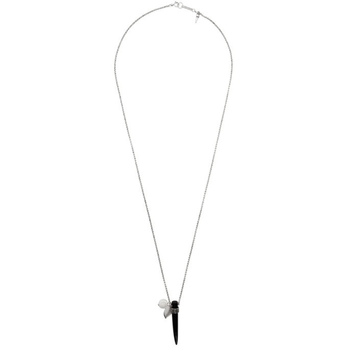 Photo: Isabel Marant Black and Silver Benh Necklace