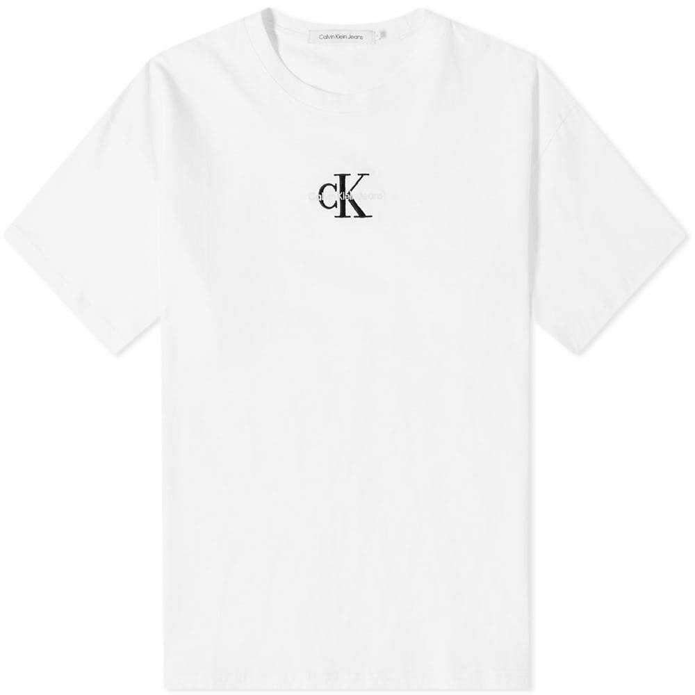Calvin Klein Women\'s Boyfriend T-Shirt in Bright White Calvin Klein