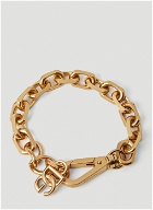 Dolce & Gabbana - Logo Charm Chain Bracelet in Gold