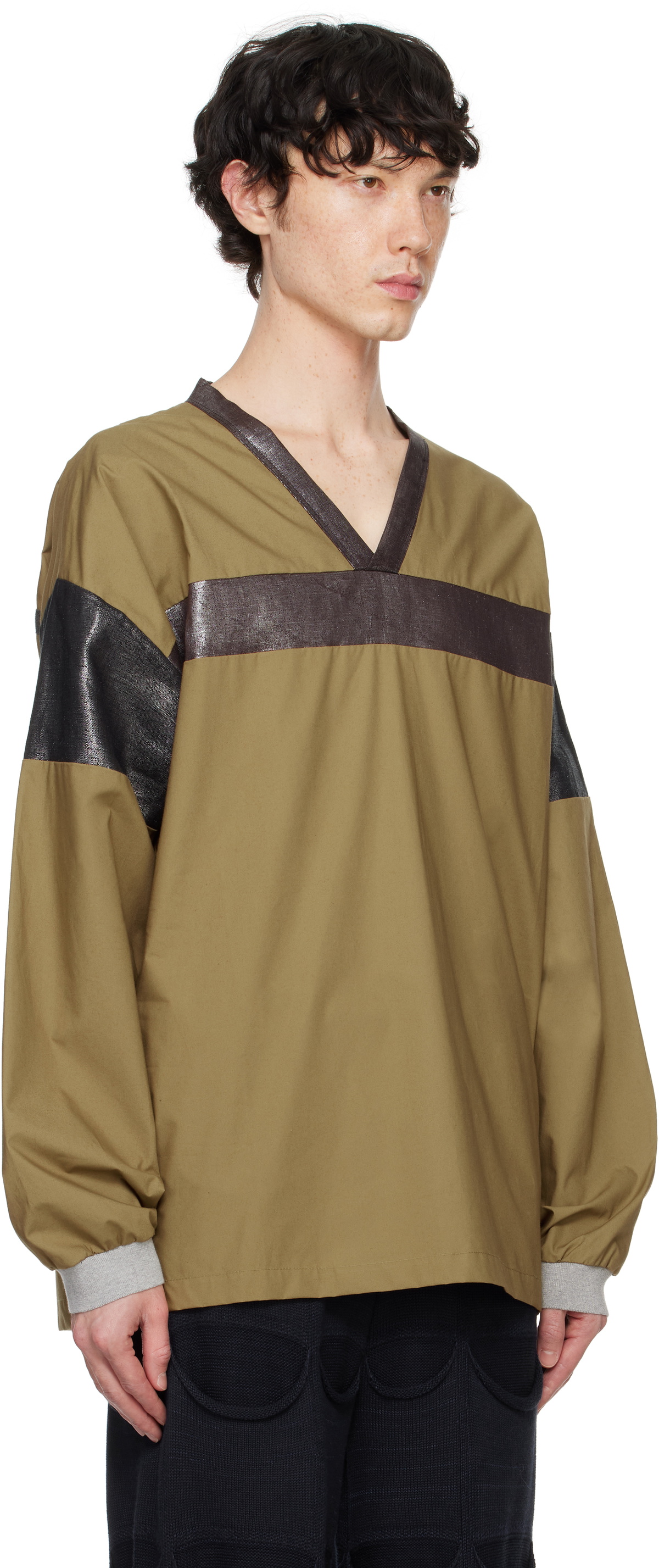 SC103 SSENSE Exclusive Brown Lateral Shirt SC103