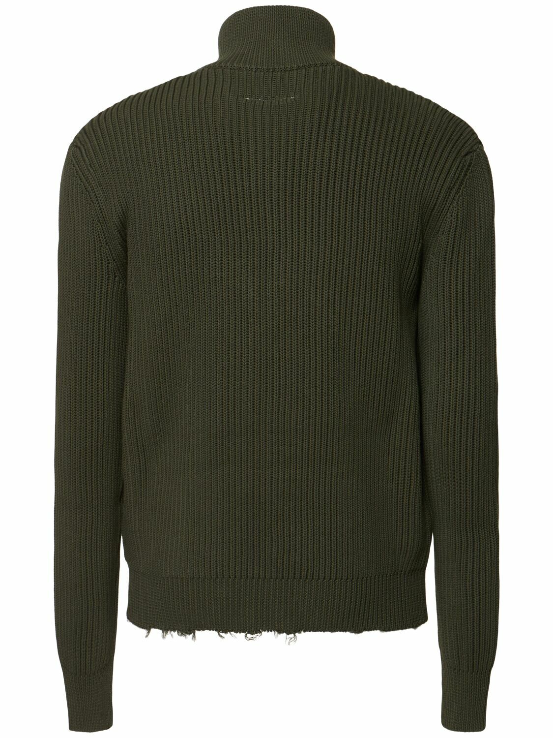 MM6 MAISON MARGIELA Camionneur Zip-up Knit Jacket MM6 Maison Margiela