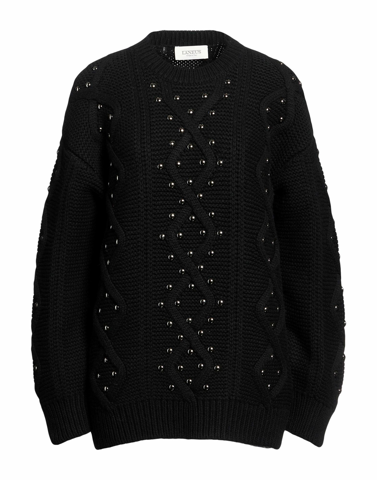 Laneus Womens Sweater in Black