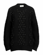 Laneus Womens Sweater in Black