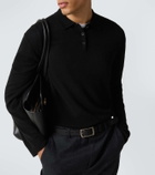 Le Kasha Crete cashmere polo sweater