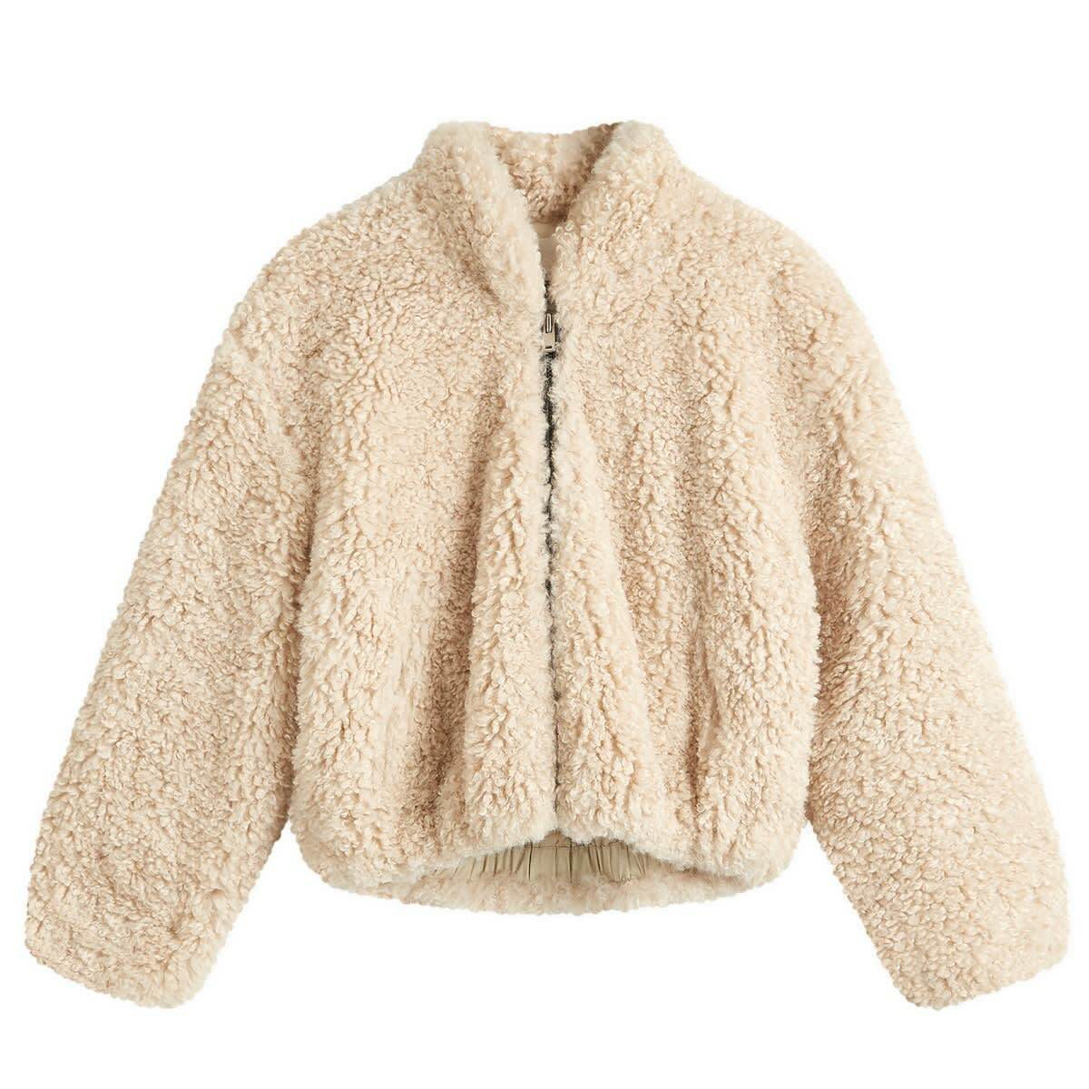Isabel Marant Étoile Women's Anasta Teddy Jacket in Ecru