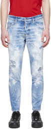 Dsquared2 Blue Wash Jeans