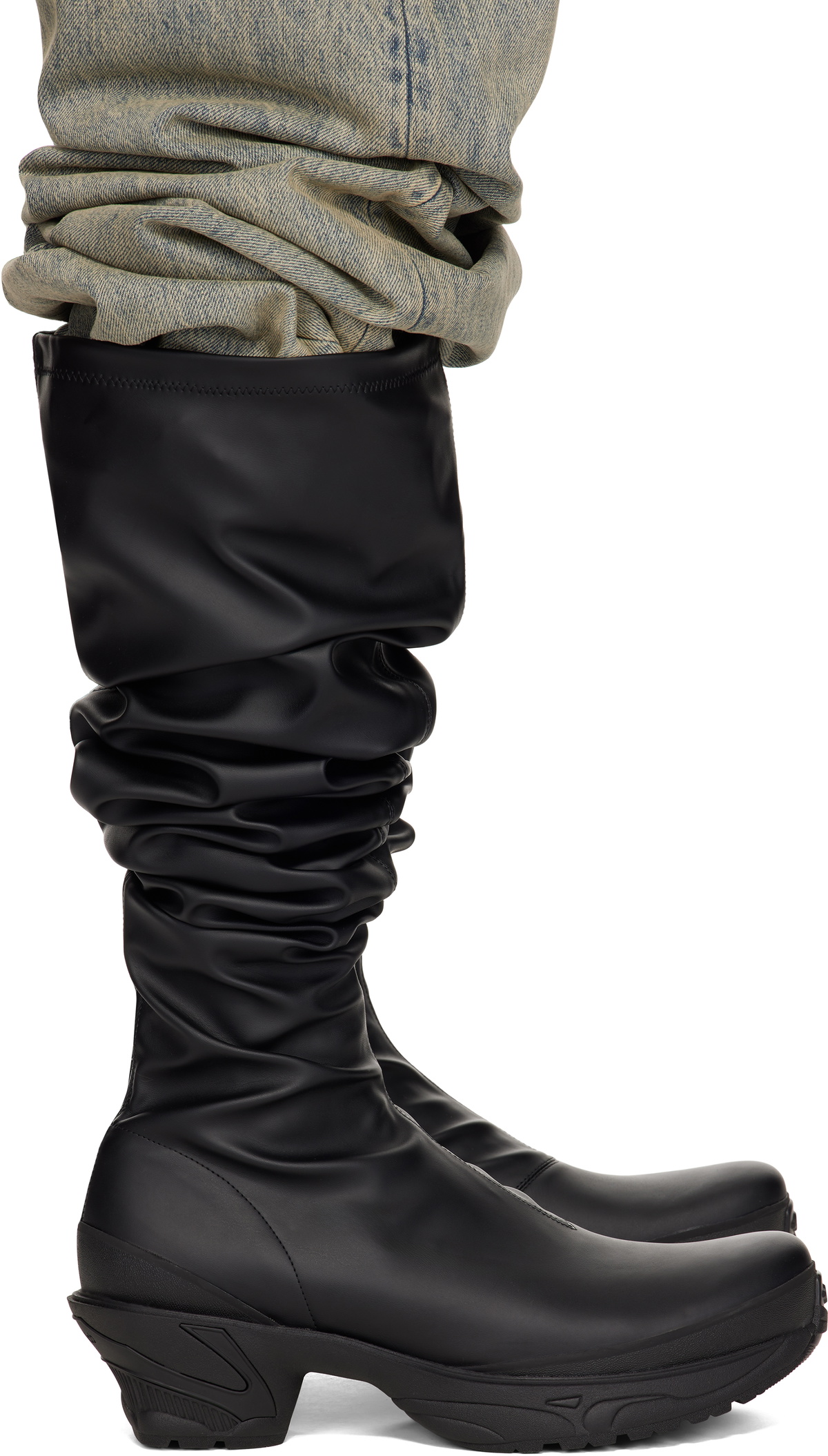 untitlab® Black Vertigo Legging Boots