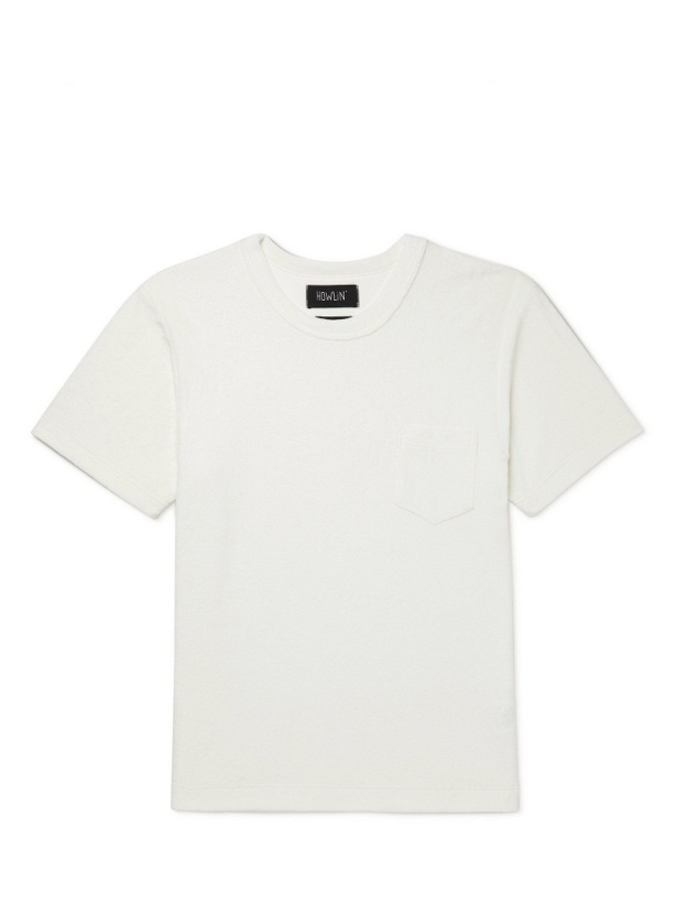 Photo: HOWLIN' - Fons Cotton-Blend Terry T-Shirt - Neutrals - M