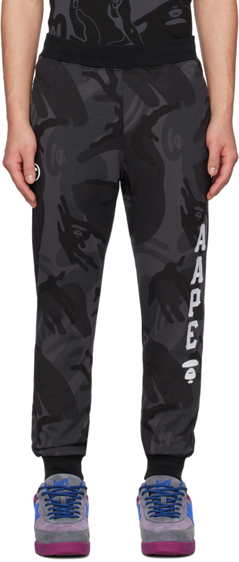 Photo: AAPE by A Bathing Ape Gray Detachable Lounge Pants