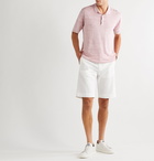 Canali - Stretch-Cotton Twill Shorts - White