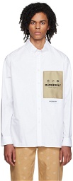 Burberry White Trafford Shirt
