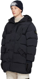 Stone Island Black Macro Down Jacket