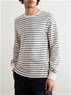 Mr P. - Striped Cotton Sweater - Neutrals