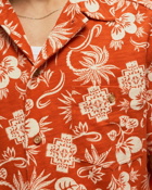 Pendleton Wayside Knit Shirt   Ss Orange - Mens - Shortsleeves