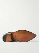 TOM FORD - Python-Effect Leather Chelsea Boots - Black