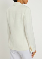 Paige Reign Linen-blend Blazer White