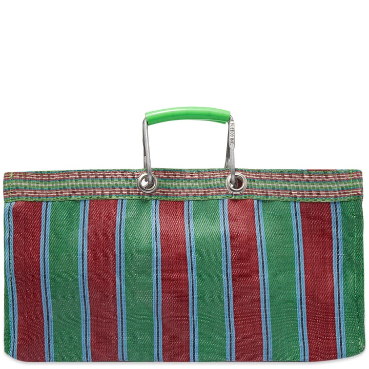 Photo: Puebco Recycled Plastic Rectangle Bag in Green/Red