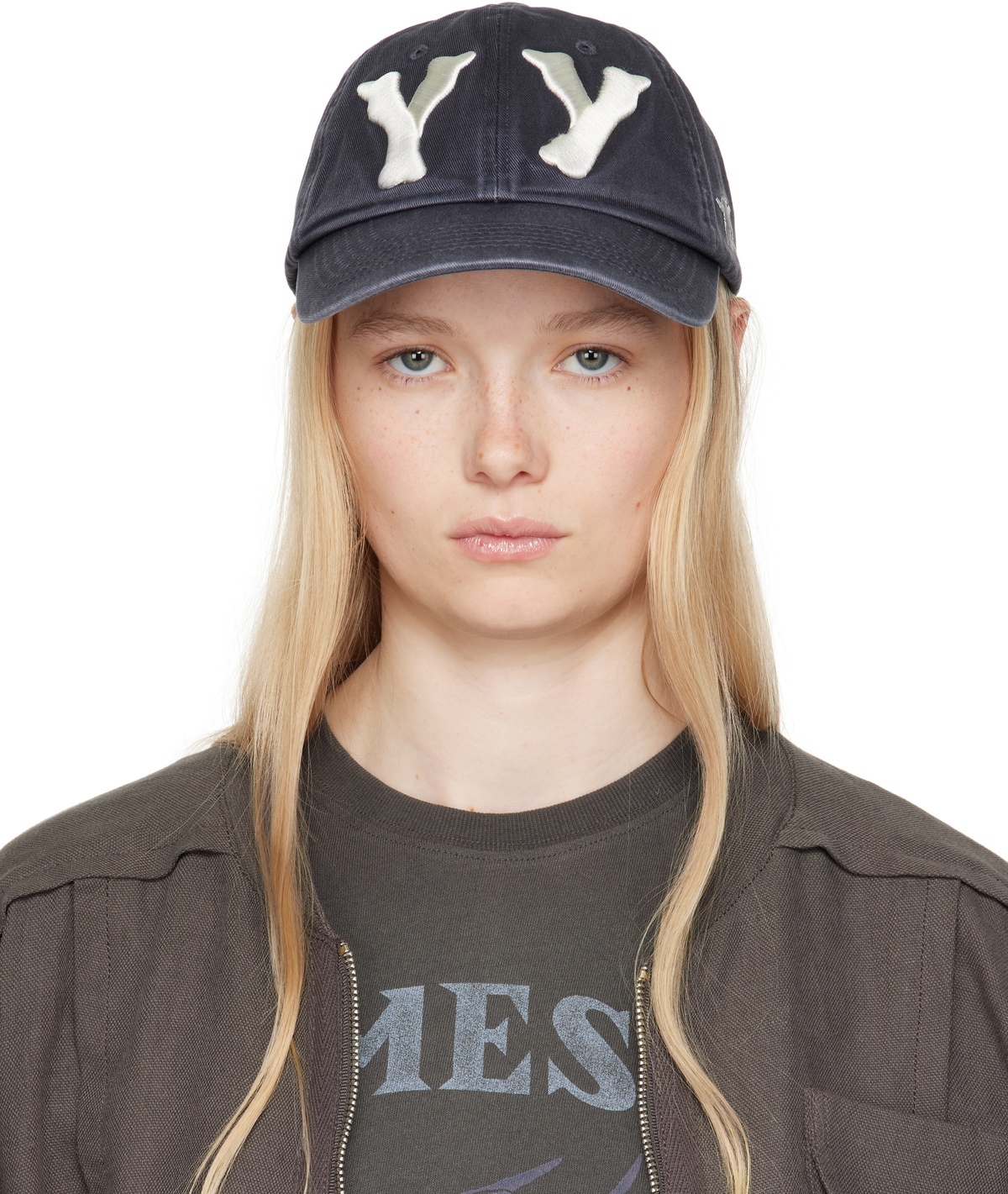 OPEN YY Khaki Ear Flap Faux-Fur Cap OPEN YY