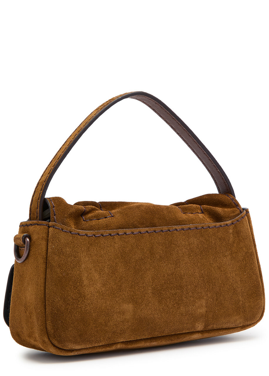 Acne Studios Multipocket Micro Suede Cross-body bag - Brown - One Size