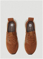 Low Sock Sneakers in Brown