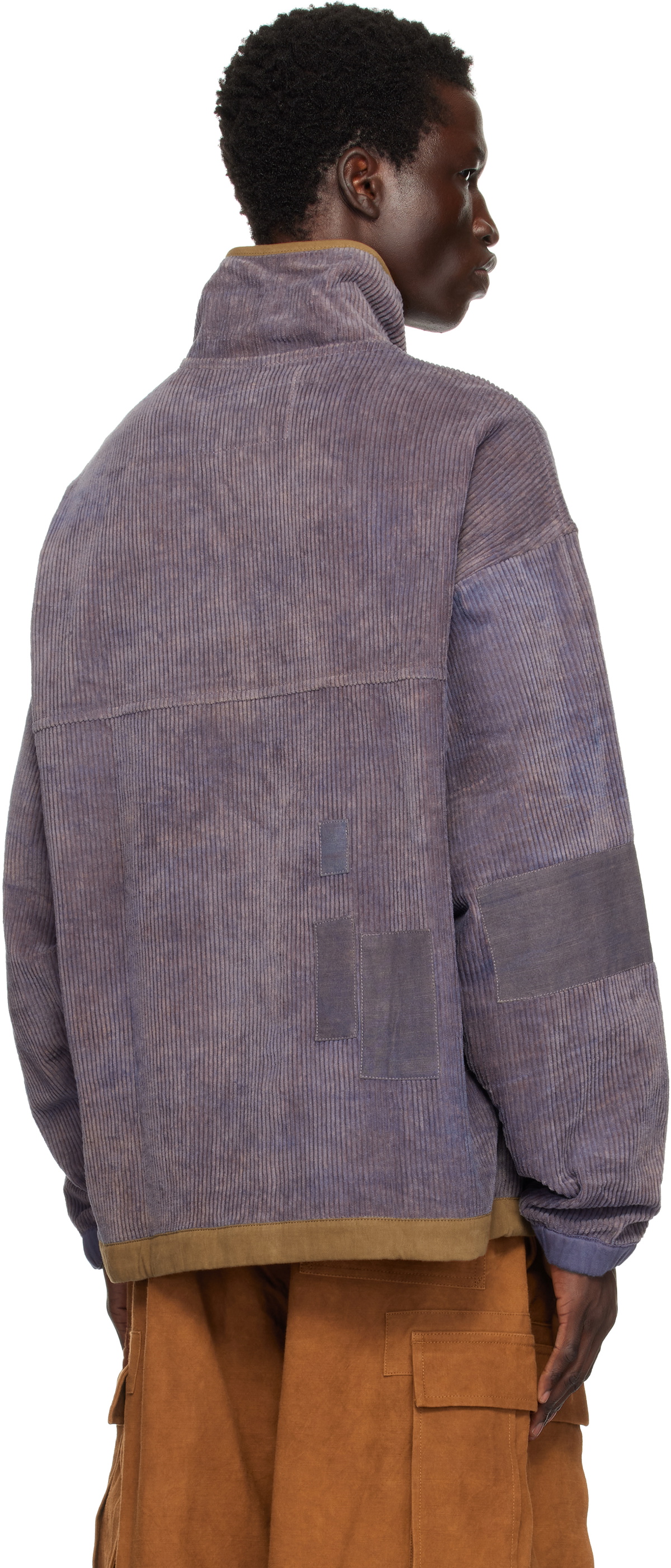 トップス story mfg 20ss polite pullover Story mfg.: Blue & Black Polite Pullover Sweatshirt | SSENSE