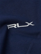 RLX Ralph Lauren - Logo-Print Cotton-Blend Jersey Golf Sweatshirt - Blue