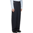 Eytys Navy Satin Titan Trousers