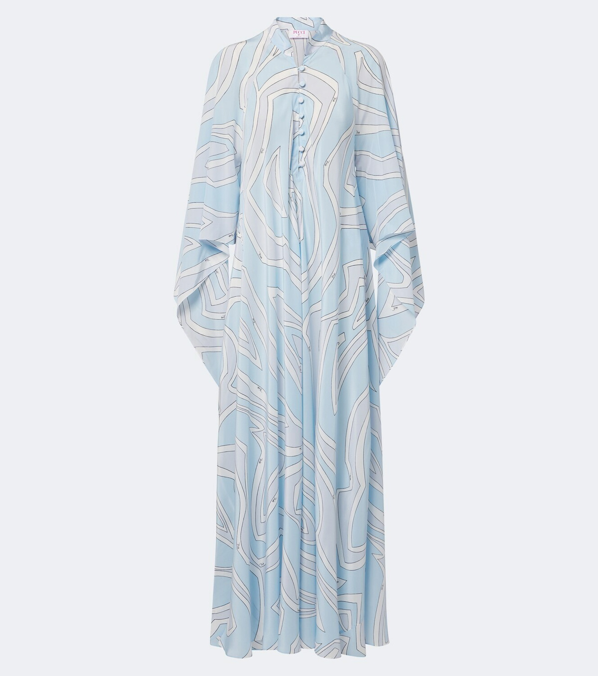 Pucci Labirinto silk crêpe de chine kaftan