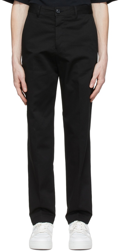 Photo: AMI Paris Black Cotton Trousers