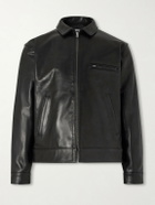 Neighborhood - Leather Sports Jacket - Black
