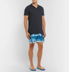 Orlebar Brown - Bulldog Mid-Length Printed Swim Shorts - Men - Blue