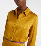 Gucci GG jacquard shirt dress