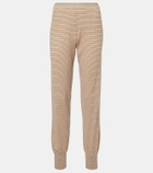 The Row Jearl cotton and cashmere sweatpants