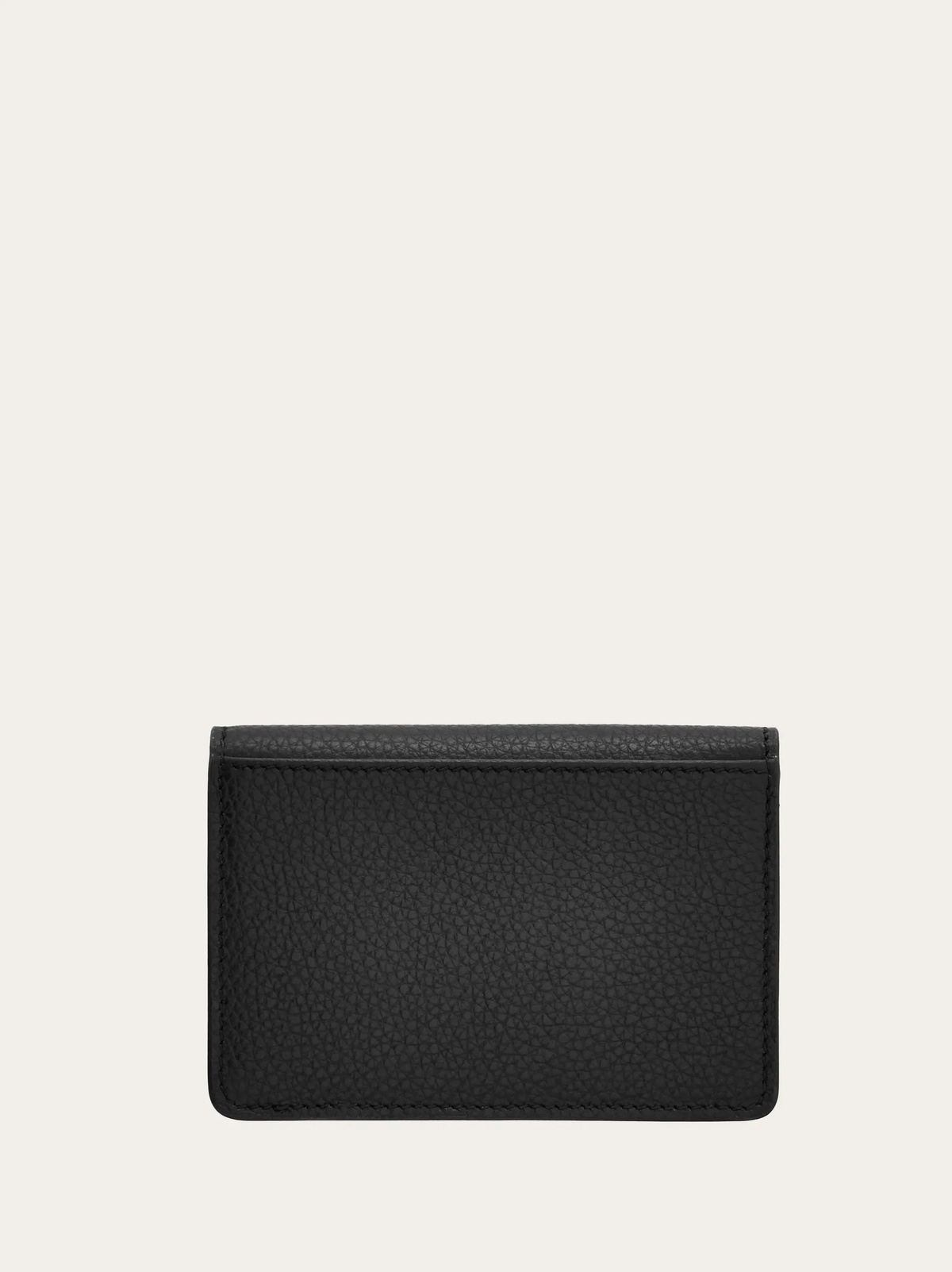 Ferragamo Womens Gancini key holder in Black