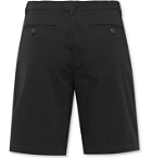 Club Monaco - Maddox Cotton-Seersucker Shorts - Black