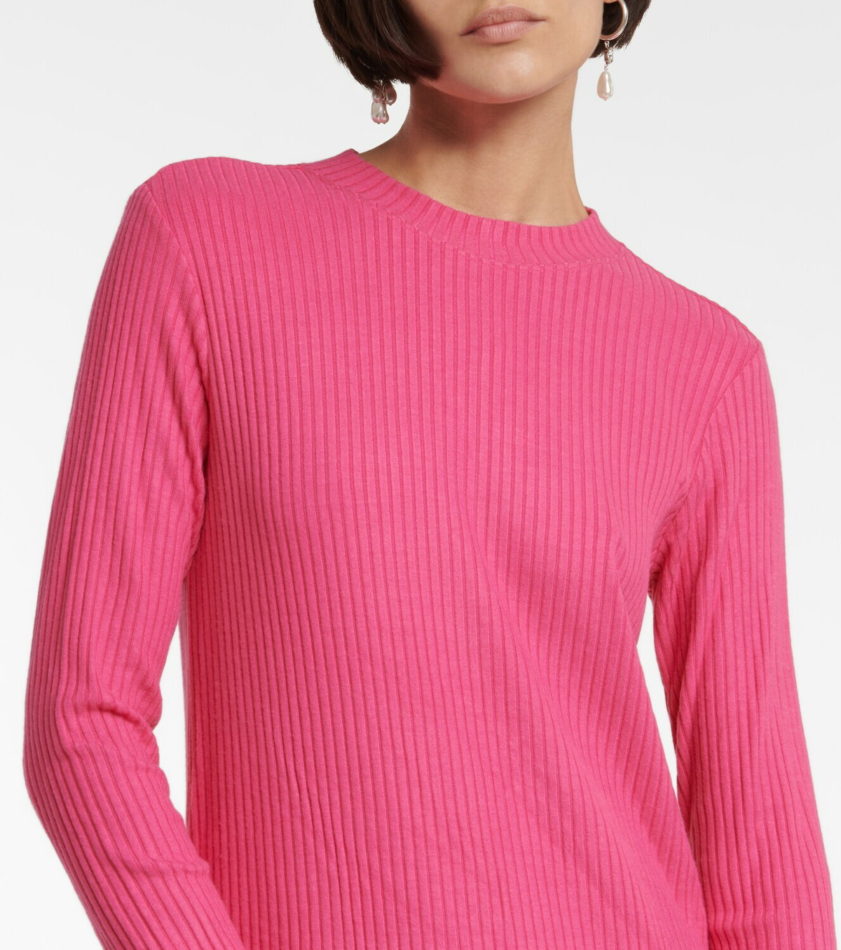 Velvet - Ember ribbed-knit midi dress