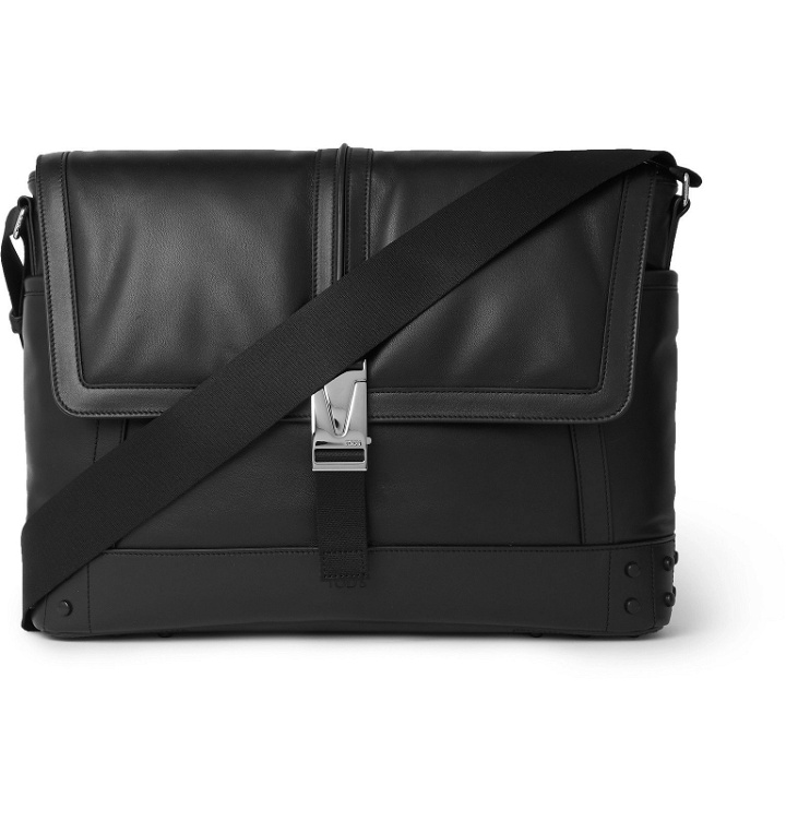 Photo: Tod's - Gommino Leather Messenger Bag - Black