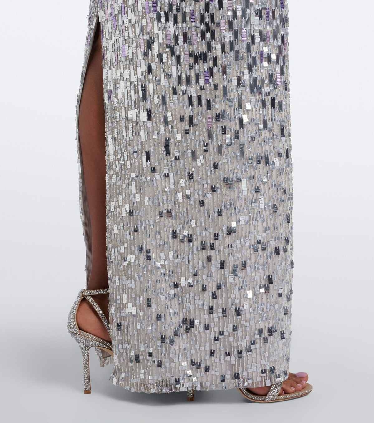 Jenny Packham Lucille sequined strapless gown