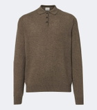 Le Kasha Crete cashmere polo sweater