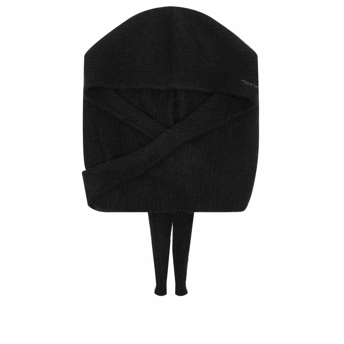 GANNI Women's Soft Wool Balaclava in Black GANNI