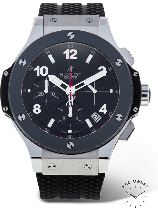 Photo: Hublot - Pre-Owned 2008 Big Bang Automatic Chronograph 41mm Stainless Steel and Rubber Watch, Ref. No. 341.SB.131.RX
