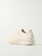 The Row - Mica Leather Sneakers - Neutrals