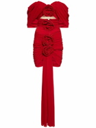 MAGDA BUTRYM Lvr Exclusive Stretch Silk Cutout Dress
