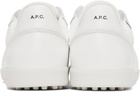 A.P.C. White Moe Sneakers