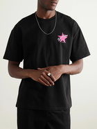 Saturdays NYC - Star Logo-Print Cotton-Jersey T-Shirt - Black