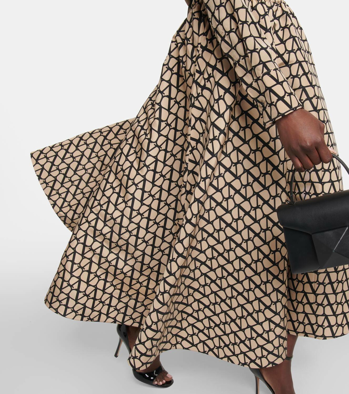 Valentino Toile Iconographe silk midi skirt Valentino