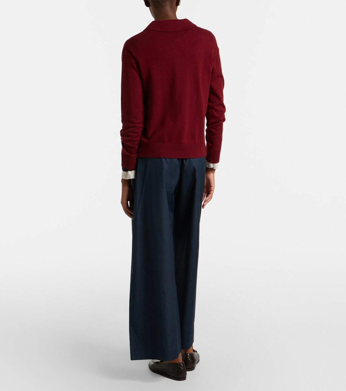 'S Max Mara Cotton cropped wide-leg pants